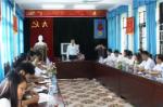 Đồng chí Nguyễn Thanh Tùng-Phó Bí thư thường trực Tỉnh ủy- Chủ tịch HĐND tỉnh kiểm tra công tác tuyên truyền tại Đài PTTH tỉnh