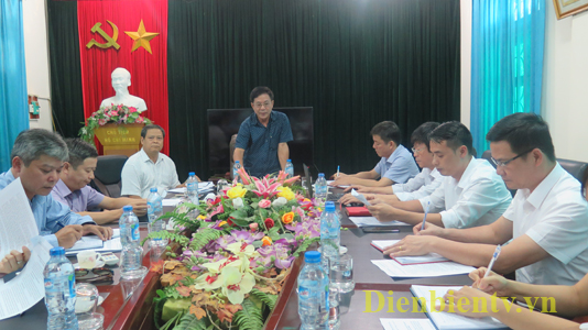 Toàn cảnh buổi khảo sát của Ban Tuyên giáo TW tại Đài PT – TH tỉnh Điện Biên.