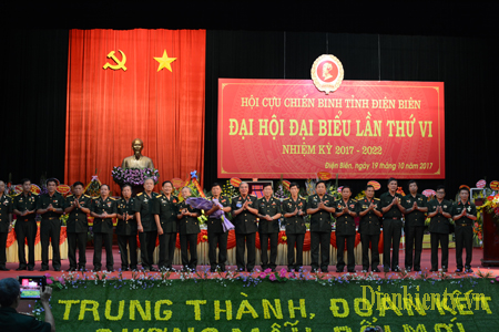 Ban Chấp hành Hội Cựu chiến binh tỉnh Điện Biên khóa VI nhiệm kỳ 2017 - 202