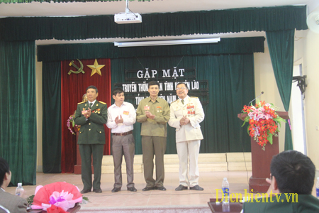Đại diện Ban liên lạc Quân tình nguyện Việt Nam tại Lào tỉnh Điện Biên