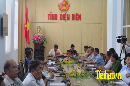 Điểm cầu tỉnh Điện Biên.