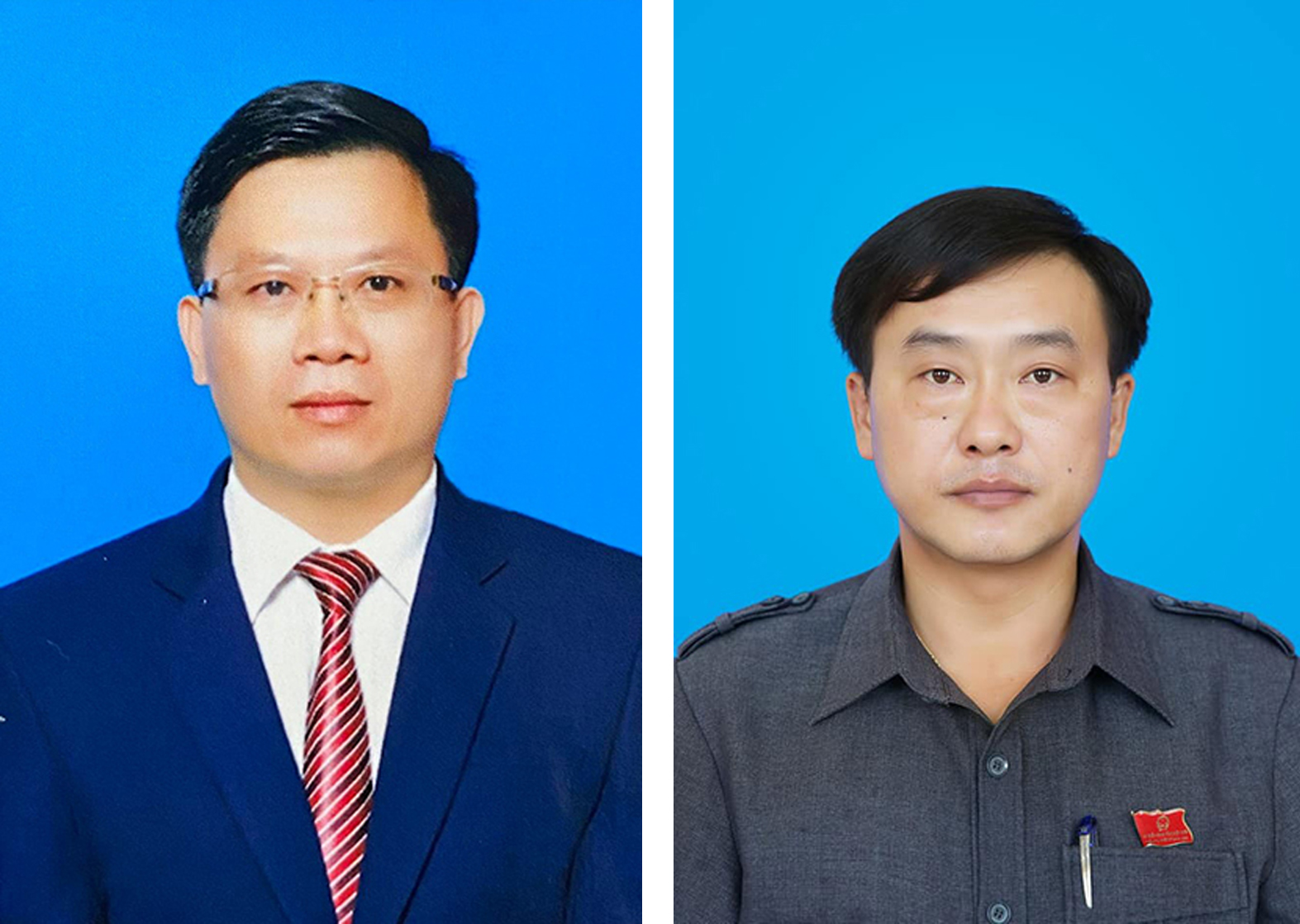Ông Phạm Đức Toàn (Phải) và ông Vừ A Bằng (Trái) được bầu giữ chức Phó Chủ tịch UBND tỉnh Điện Biên nhiệm kỳ 2016 - 2021