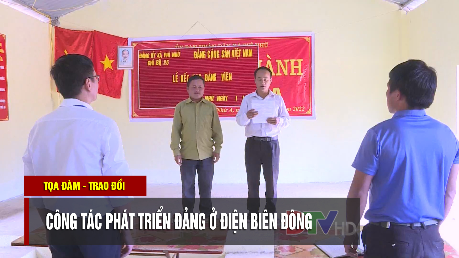 Công tác phát triển đảng ở Điện Biên Đông