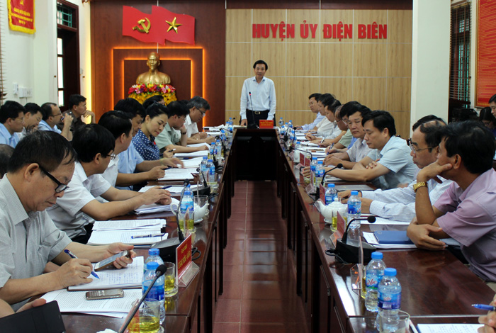 Nếu năm 2005 từ chỗ chỉ có 3.759 đảng viên với 58 tổ chức cơ sở Đảng thì đến hết tháng 5 năm 2019, Đảng bộ huyện Điện Biên đã có 6.519 đảng viên, 70 tổ chức cơ sở Đảng. (Trong ảnh: 