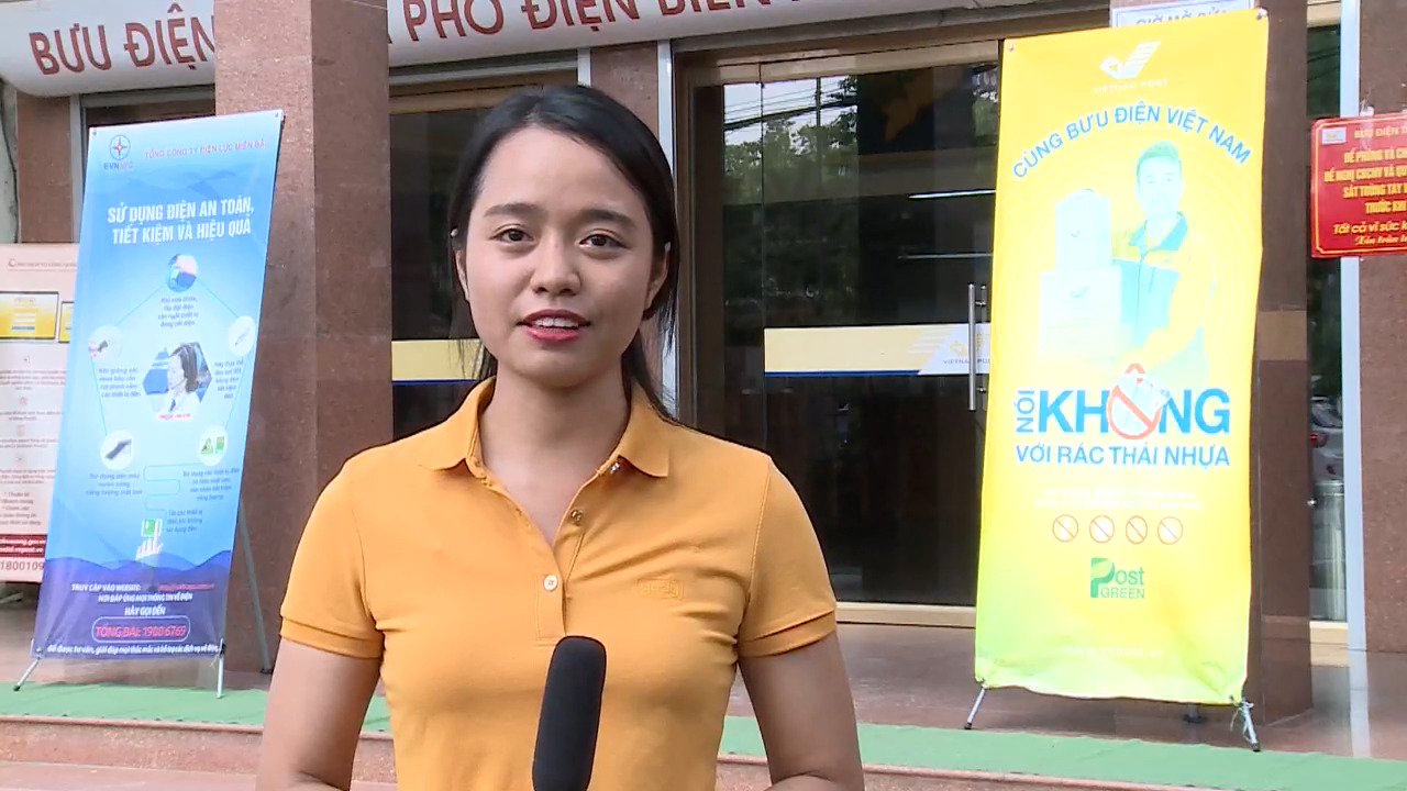 Bưu điện tỉnh Điện Biên nói không với rác thải nhựa