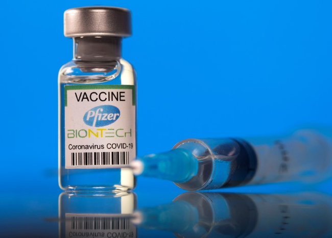 Vaccine COVID-19 của Pfizer. (Ảnh: Reuters)