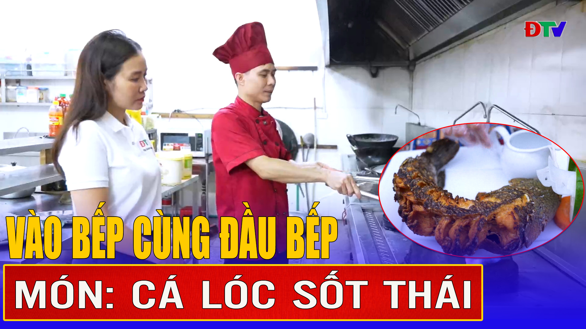 Món: Cá lóc sốt Thái