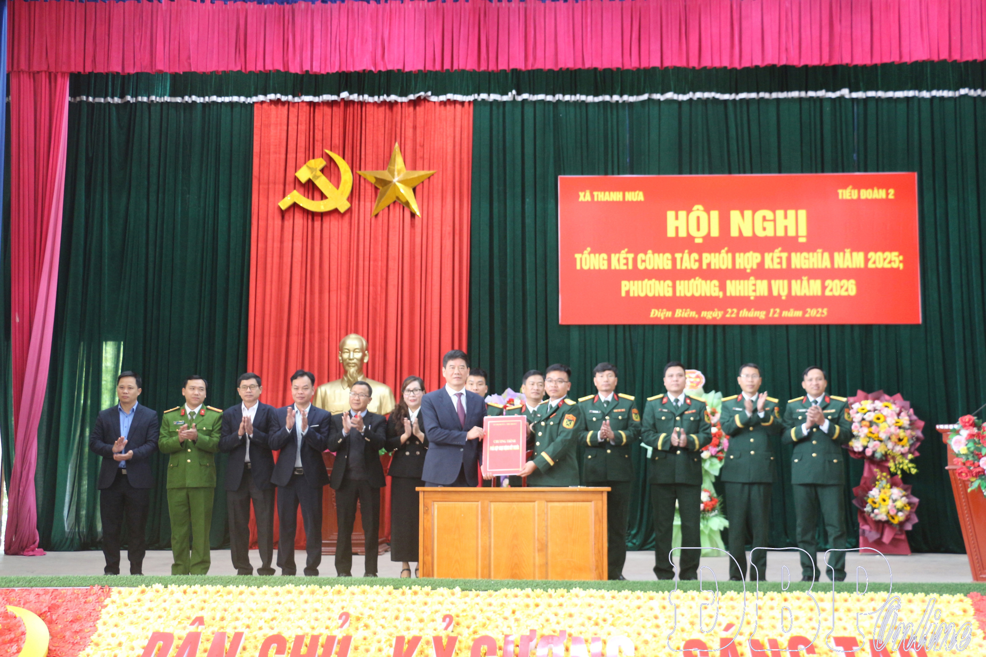 Xã Thanh Nưa và Tiểu đoàn 2 ký kết phối hợp hoạt động kết nghĩa năm 2026